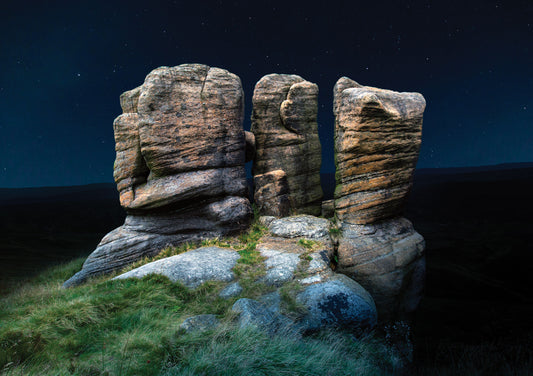 The Boxing Goves, Kinder Scout Postcard