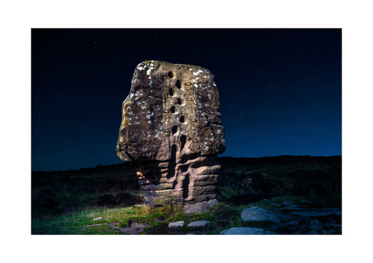Cork Stone, Stanton Moor Print