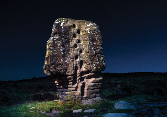 The Cork Stone, Stanton Moor Postcard
